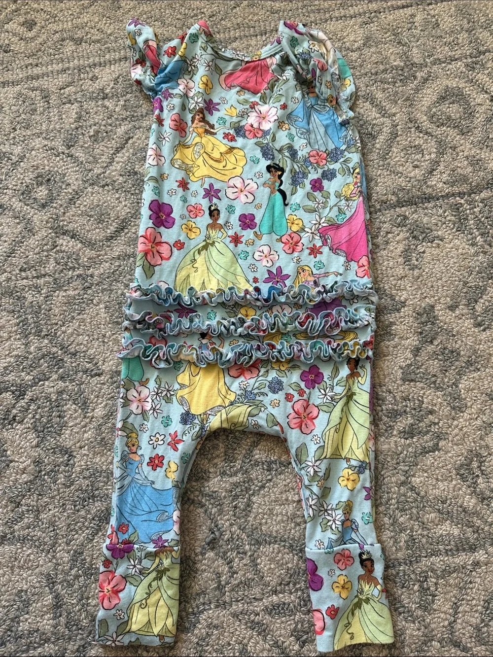 Posh Peanut Disney Princess romper size 3-6 months